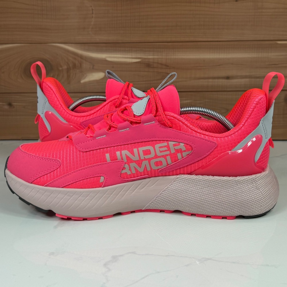 Under Armour HOVR Mega 2‎ MVMNT Pink Shock 603 Men's 13/ Women's 14.5 NEW - Picture 10 of 16